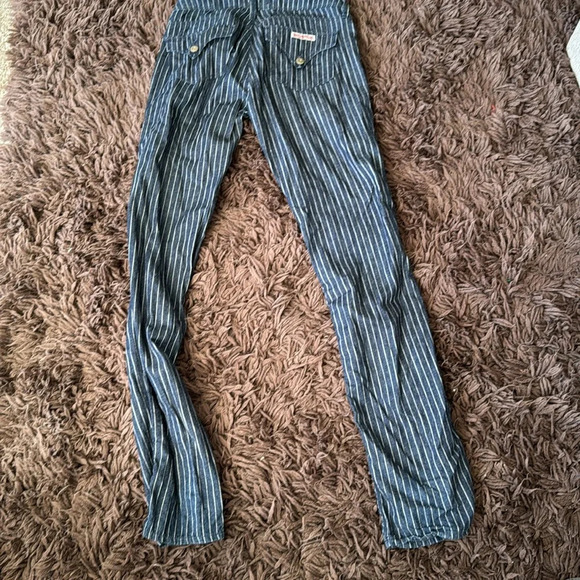Hudson blue pinstripe denim jeans size 27 - Picture 3 of 12